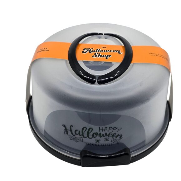 The Halloween Shop Other - Halloween Shop Cake Carrier "Happy Halloween Trick or Treat" NWT